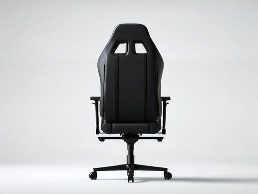 Black High-Back Racing-Style Gaming Chair, 68 x 68 x 124-134 cm, PU Leather